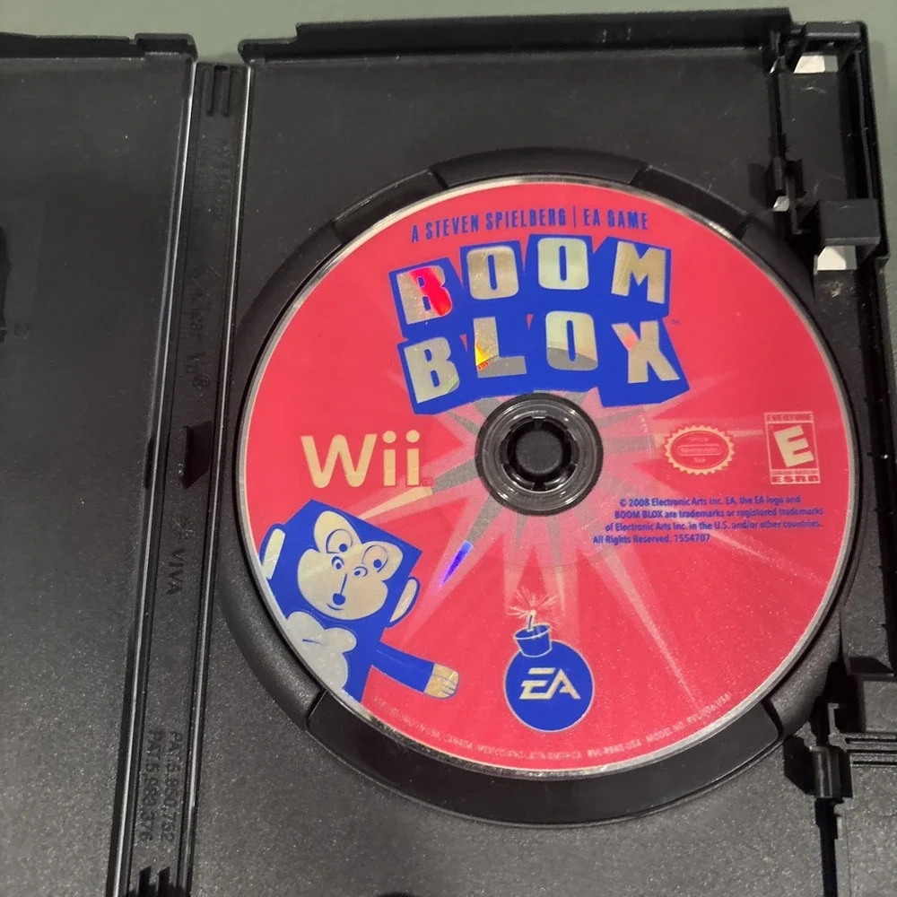 Boom Blox Nintendo Wii - Authentic BLOCKBUSTER VIDEO Rental Case & Disc 2008